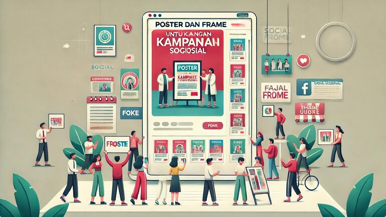 Membuat Poster dan Frame yang Menarik untuk Kampanye Sosial? Gunakan Rajaframe.com!
